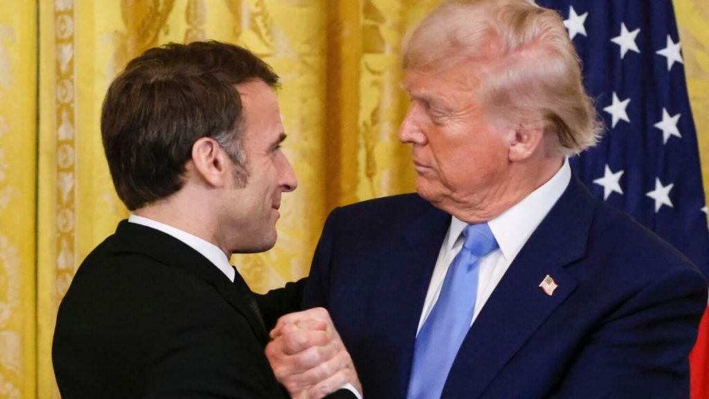 Trump Meets With Macron